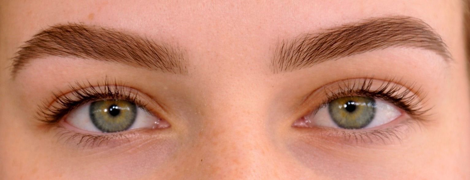 Brow shape and tint